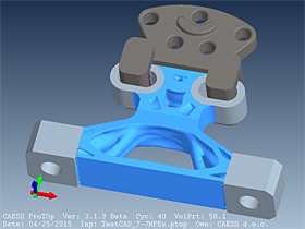 Topology Optimization Bracket Assembly