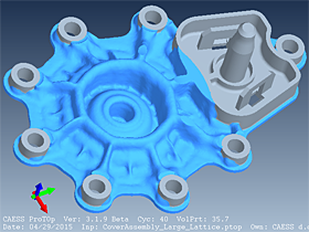 Topology Optimization Pressure Cover